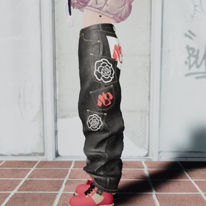 【3D衣装】Multi Pocket Rigid Jeans & Short Boots SET 缩略图 16