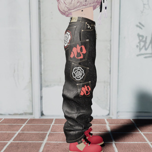 【3D衣装】Multi Pocket Rigid Jeans & Short Boots SET 缩略图 17