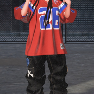 【3D衣装】Throwback Football Jersey 缩略图 14