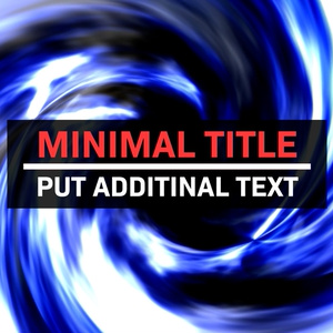 2行対応のタイトルテキスト!2Lines Text Lower Third[After Effects][Text]