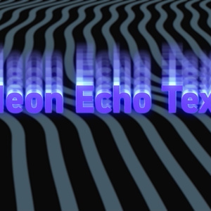 残像がクールなテキスト！Neon Echo Text[Premiere Pro][MOGRT]