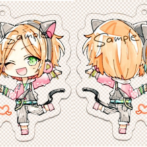 あんスタ 流星隊 グッズ うちわ バッジ アニカフェ 守沢千秋