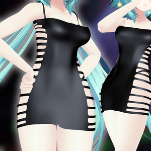 [竜胆] Rindo Hole Dress