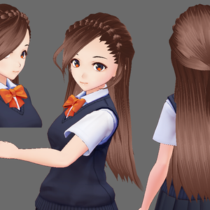 [FREE] Half-Up Hair with Braid