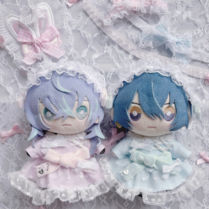 ７♡様　ぬい服　ハンドメイド　メイド　10cm 猫耳　猫　水色　犬　ブラック Amazon.co.jp: 猫耳サイバーパンクジャージ【10cm用】ブルー