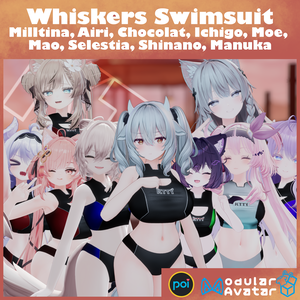 Whiskers Swimsuit 【VRChat】