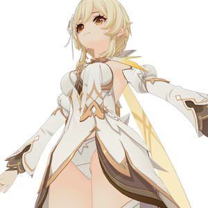 (MMD) 原神 蛍新衣装 パンツVer