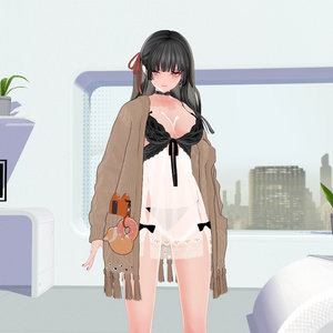 (MMD) 鳴潮 千咲 ランジェリーVer