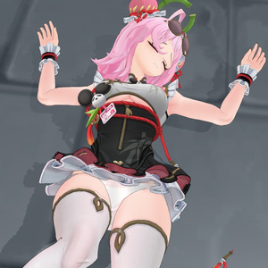 (MMD) NTE ちぃちゃん 衣装セット 通常衣装軽装Ver＆チャイナドレスパンツVer