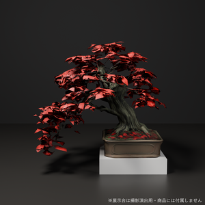 盆栽 モミジ 緋雲｜VRChat向け和風3D置物・紅葉インテリア【ワールド装飾】