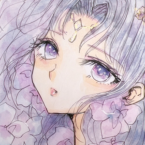 Framed original artwork: [Usugasumi]