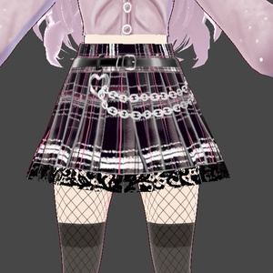 Skirt (+stockings) in Vroid!