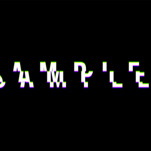【AviUtl】グリッチ風テキスト(PF)