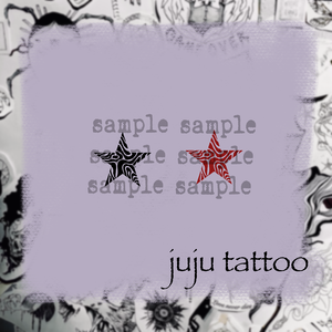 【VRC】 Star Birthmark texture　星の痣 モチーフタトゥー