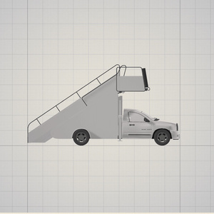 3d  車　階段