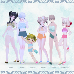【6アバター対応】Parfait Splash (MANUKA/SHINRA/SHIRATSUME/LAPWING/UZURUHA/LUCIFER) #VRC_おやつ工房 缩略图 2