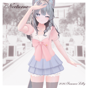 【MA】【しなの対応】Nocturne【VRChat向け衣装モデル】