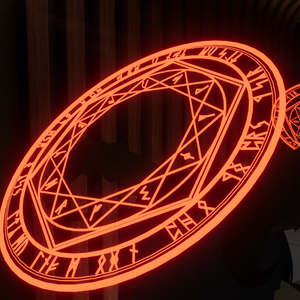 【VRChat想定】　魔法陣っぽいヘイロー　【無料版あり】