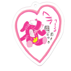 ヘラってるうさぎ アクキー