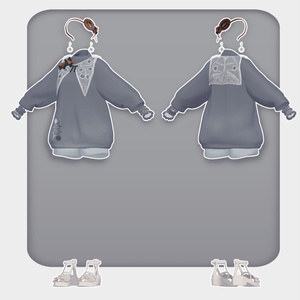 【VRChat想定服飾モデル】ぽぽニット - 7アバター対応 缩略图 2