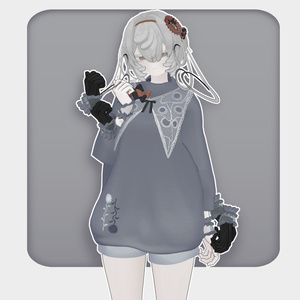 【VRChat想定服飾モデル】ぽぽニット - 7アバター対応 缩略图 5