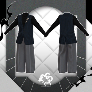 おぼろげ迷霧服｜VRChat想定3D衣装 缩略图 3