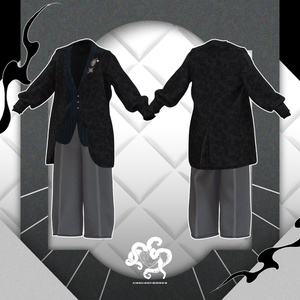 おぼろげ迷霧服｜VRChat想定3D衣装 缩略图 2