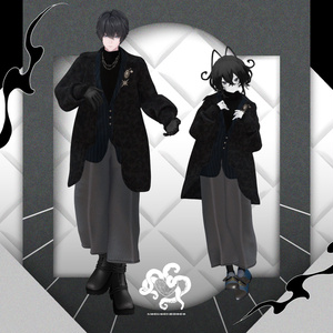 おぼろげ迷霧服｜VRChat想定3D衣装 缩略图 5