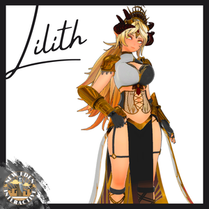 Lilith - New Eden - 3.0 VRChat Avatar with Scratch Assets - Physbones Updated