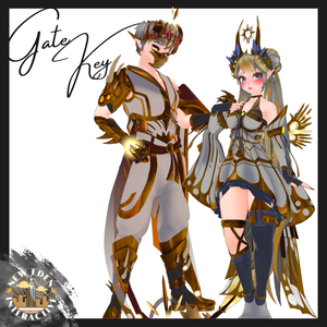 Gate & Key Bundle - 3.0 Avatar with Scratch Assets + Optimized Version - Physbones Updated