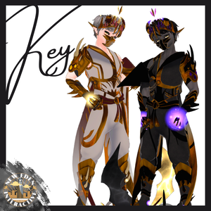 Key - 3.0 Avatar with Scratch Assets + Optimized Version - Physbones Updated!