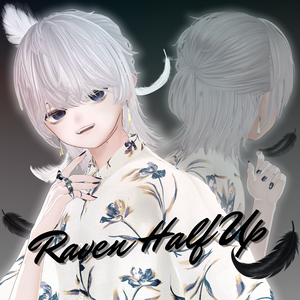♥Raven Half Up♥　【7アバター対応】