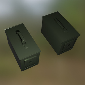 Ammo Case Bullet Safe Military Steel Firearm Army Container