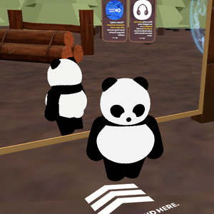 パンダ型アバター『Kepa』廉価版（VRM形式、大・小セット）
