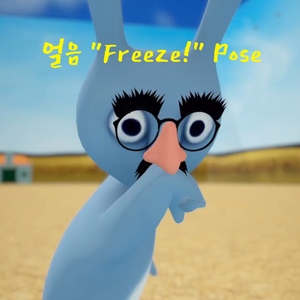 얼음 "Freeze!" Pose