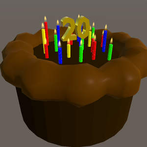 Basic Chocolate Birthday Cake