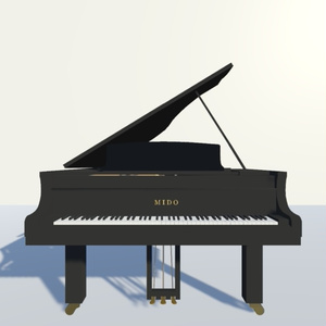 【3Dモデル】Mido's Piano 缩略图 3