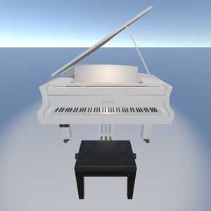 【3Dモデル】Mido's Piano