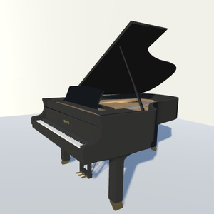 【3Dモデル】Mido's Piano 缩略图 2