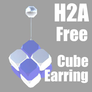 【無料】Cube Earring