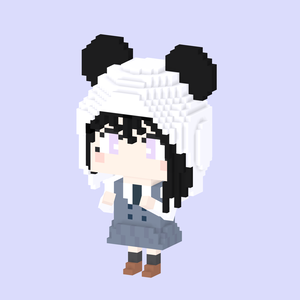 ナツキ #01（Fuhua Voxel Fanart）