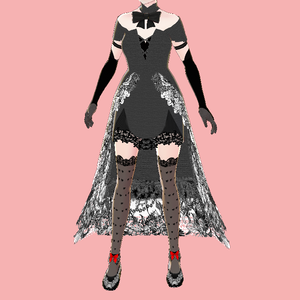 【VRoid】formal dress (complete set
