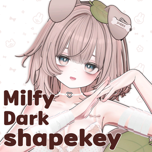 ミルフィMilfy Dark  Blendshapekey 🖤