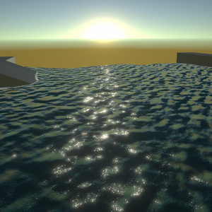 【unity URP】夏っぽいさわやかな「水」シェーダー【water shader】 缩略图 4