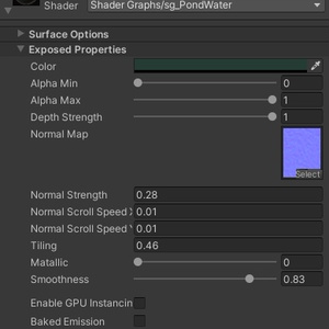 【unity URP/HDRP】汎用性重視の「水面」シェーダー【water shader】 缩略图 3
