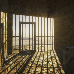 【unity】牢屋の３Dモデル【ドア開閉対応】 缩略图 6