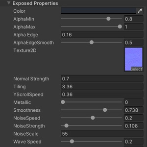 【unity URP HDRP】川のシェーダー　RiverShader 缩略图 3