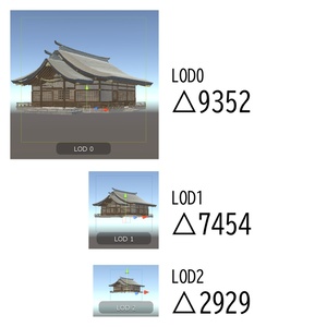 神社の３Dモデル 缩略图 8
