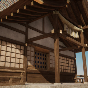 神社の３Dモデル 缩略图 5