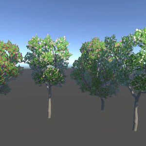 【unity】椿木の３Dモデル 缩略图 6